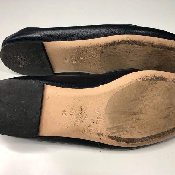 AGL Attilio Giusti Leombruni Size 40 Navy Loafers Shoes - Picture 5 of 6